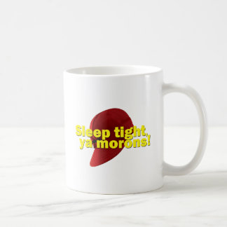 Schlaf fest kaffeetasse
