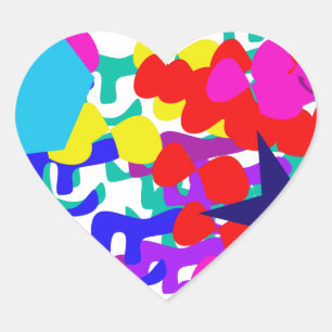 Schlaf Herz-Aufkleber