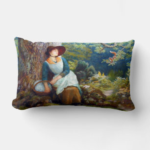 Schlaf im Wald (von Arthur Hughes) Lendenkissen
