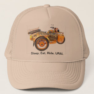 Schlaf, isst, reitet, URAL Truckerkappe