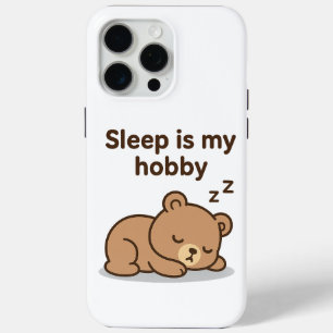 Schlaf ist mein Hobby - Niedlicher Cartoon Bärende Case-Mate iPhone Hülle