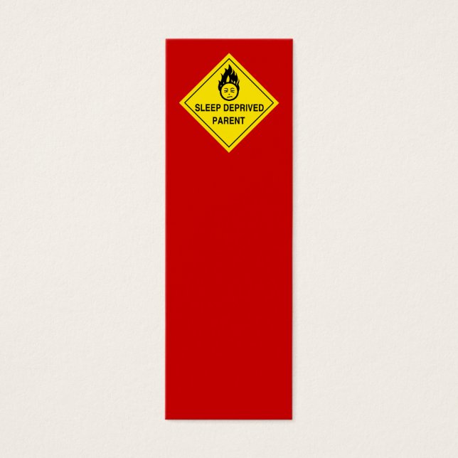 Schlaf-Mini-Lesezeichen für Eltern (Vorderseite)