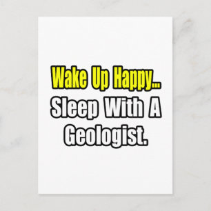 Schlaf mit einem Geologen Postkarte