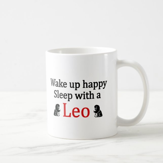 Schlaf mit einem Löwen Tasse (Rechts)