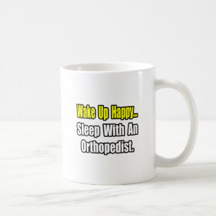 Schlaf mit einem Orthopädisten Tasse