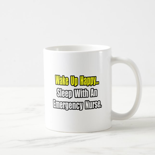 Schlaf mit einer Krankenversicherung Tasse (Rechts)