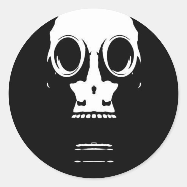 Schlaf nicht runder aufkleber (Vorderseite)