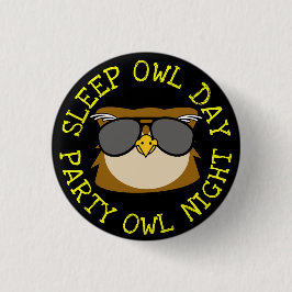 Schlaf-Owl-Tag Button