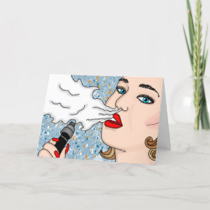 Schlaf, Play, Vape und essen Geburtstagskuchen Karte