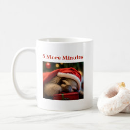 Schlaf Schläfer mit Weihnachtsmut Funny Mug Kaffeetasse