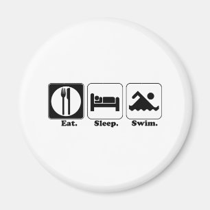Schlaf schwimmen magnet
