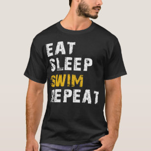 Schlaf schwimmen T-Shirt