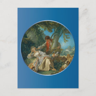 Schlaf unterbrochen von Boucher Postkarte