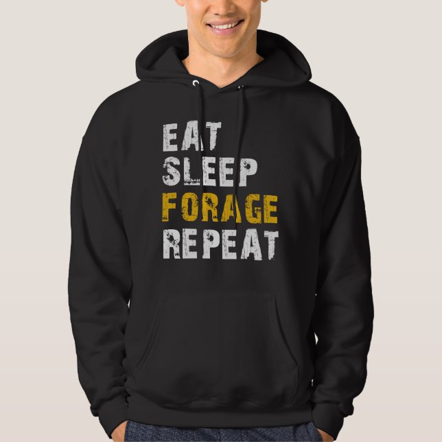 Schlaf Wiederholung Hoodie (Vorderseite)