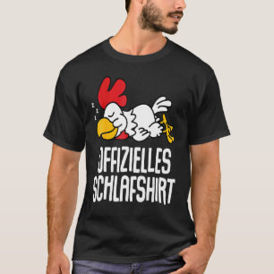 Schlafanzug Huhn Hahn T-Shirt