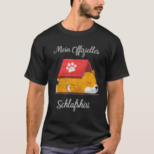 Schlafanzug Nachthemd Hundehaus T-Shirt