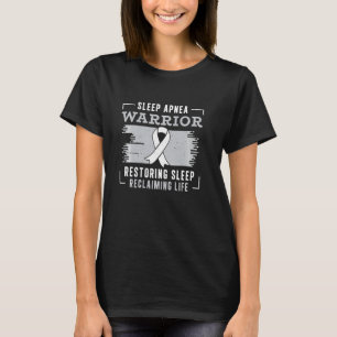 Schlafapnea Awareness Sleep Apnea Krieger T-Shirt