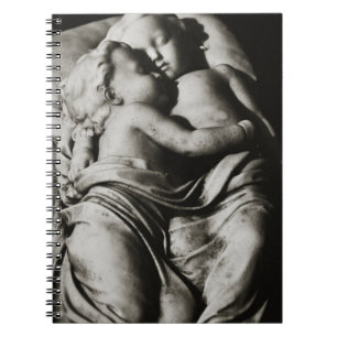Schlafbabes Friedhof Gravestone Notebook Notizblock
