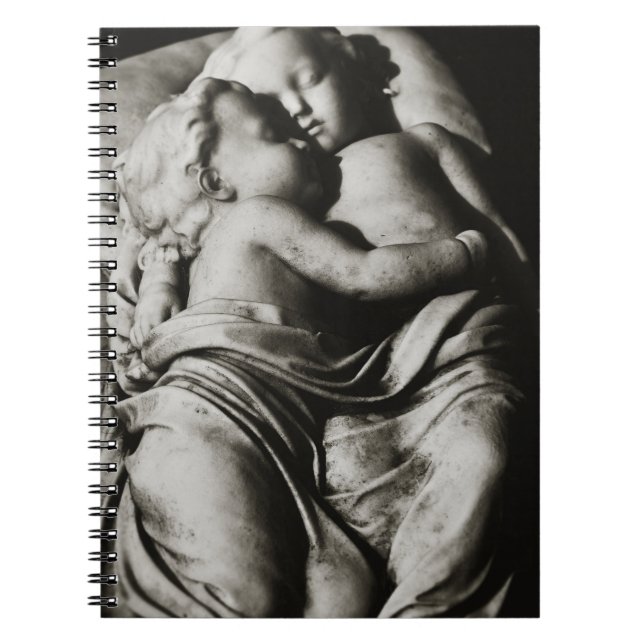 Schlafbabes Friedhof Gravestone Notebook Notizblock (Vorderseite)