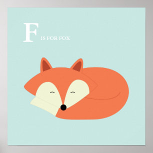 Schlafbabyfox Poster