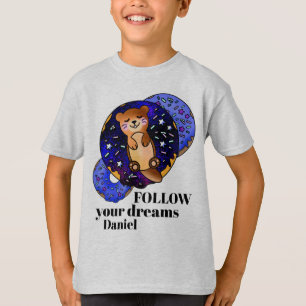 Schlafbabyotter für kosmischen Star Donut T-Shirt