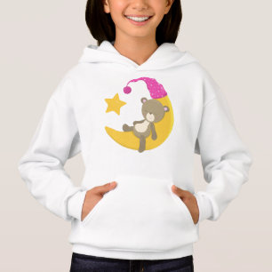 Schlafbär, Bär auf dem Mond, Niedlicher Bär Hoodie