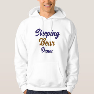 SchlafbärenDunes Michigan Printed Hoodie