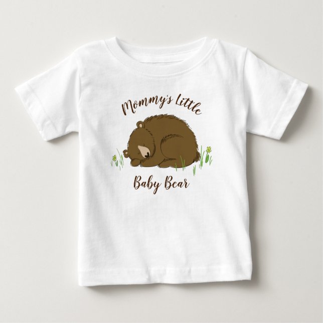 Schlafbärendusche Woodland Baby T-shirt (Vorderseite)