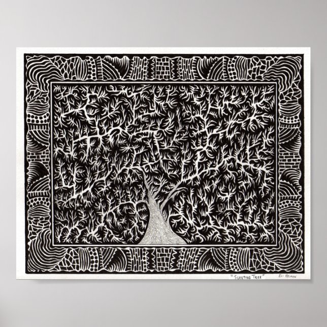 Schlafbaumposter Poster (Vorne)