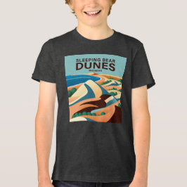 Schlafbear Dunes Michigan Tri-Blend Shirt