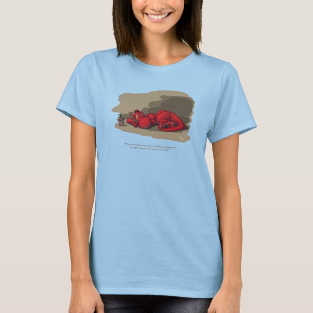 Schlafdragon T-Shirt (Vorderseite)