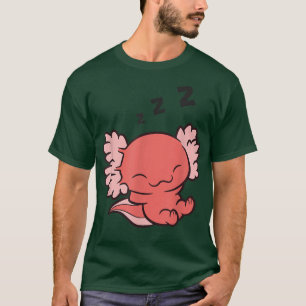 Schlafen Aolotl Lazy Aolotls T-Shirt