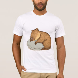 Schlafen Capybara Sleepybara T-Shirt