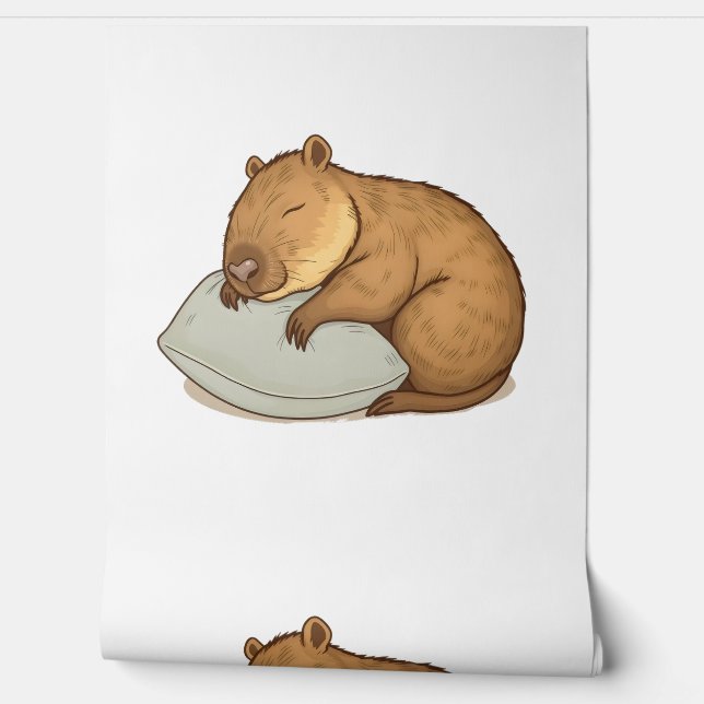 Schlafen Capybara Sleepybara Tapete (Abrollen)