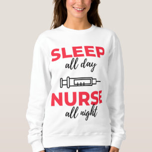 Schlafen Ganztagskur die ganze Nacht 2 Sweatshirt