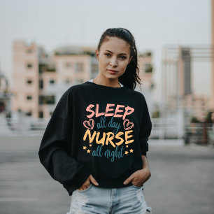 Schlafen Ganztagsnähe Sweatshirt