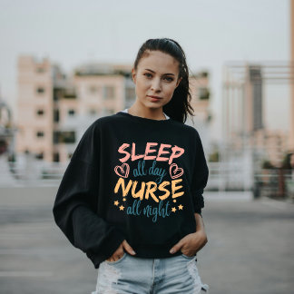 Schlafen Ganztagsnähe Sweatshirt
