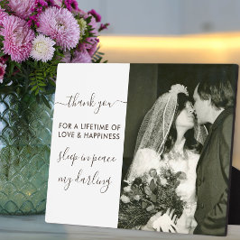 Schlafen in Peace Script Foto Erinnerung Fotoplatte