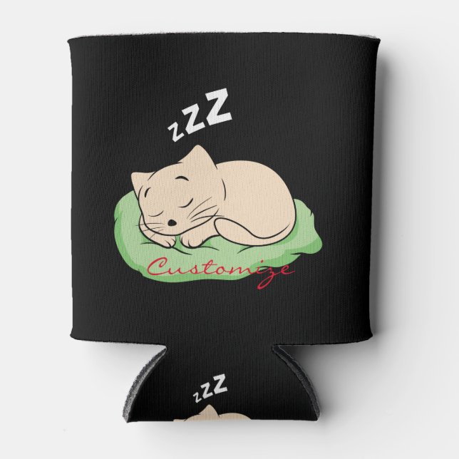 Schlafen Kitty Thunder_Cove Dosenkühler (Vorderseite)