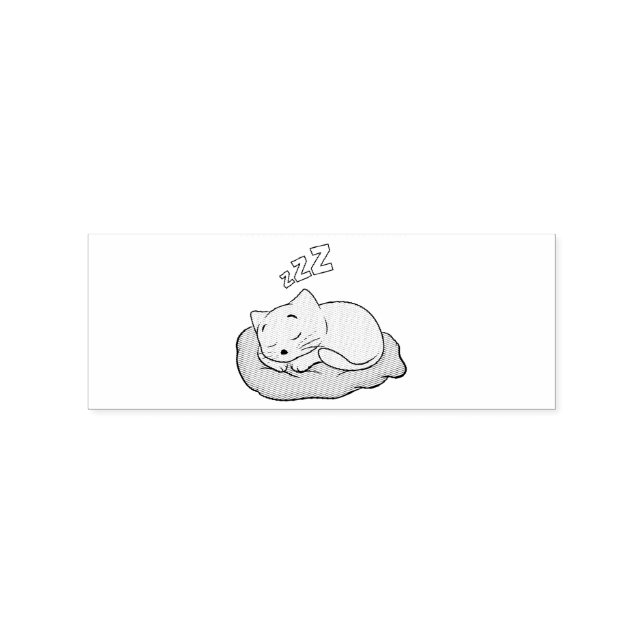 Schlafen Kitty Thunder_Cove Gummistempel (Prägung)
