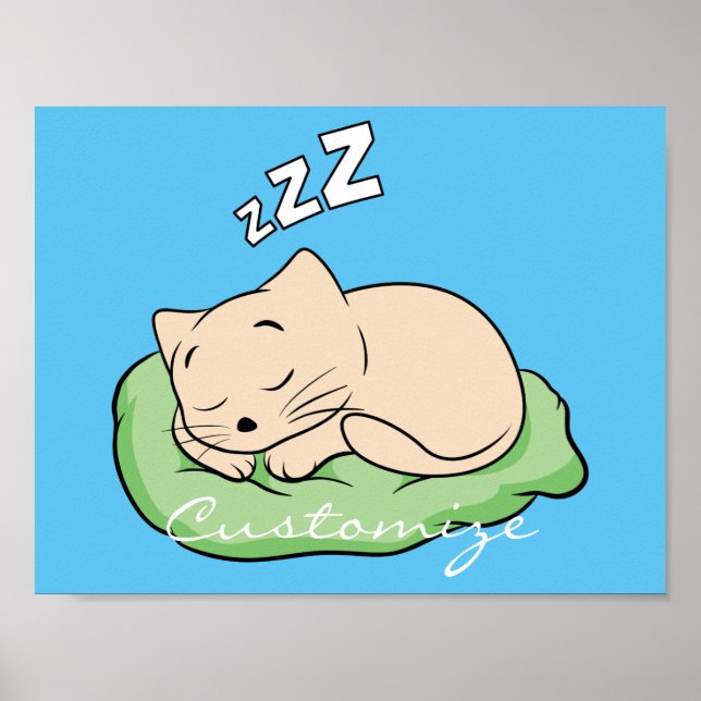 Schlafen Kitty Thunder_Cove Poster (Vorne)