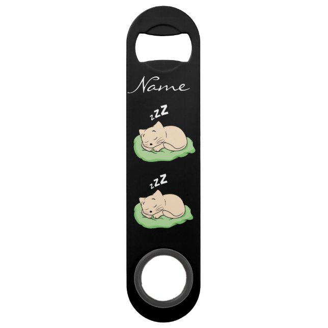 Schlafen Kitty Thunder_Cove Speed Flaschenöffner (Vorderseite)