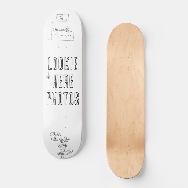 Schlafen mit den Fischen Skateboard (Vorderseite)