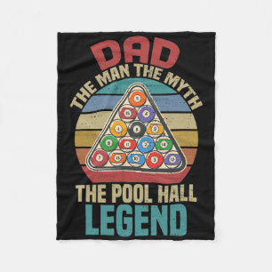 Schlafen mit Pool Player Funny Billiard Rack Pool Fleecedecke