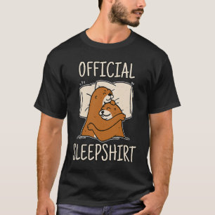 Schlafen Otter perfekt für den Otterschlafen T-Shirt