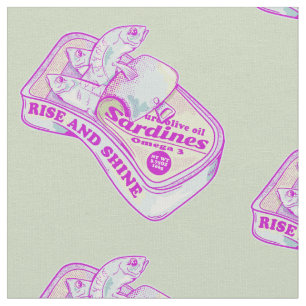 SCHLAFEN SARDINEN RISE UND SCHEIN STOFF