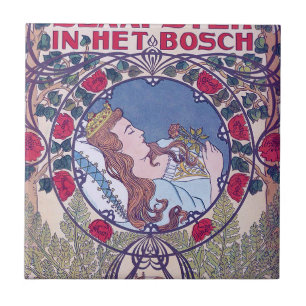 Schlafen Schönheit, Deckkunst, Van Caspel Fliese