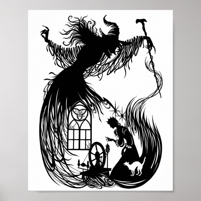 Schlafen Schönheit und die verworrene Hexe Poster (Vorne)