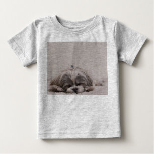 Schlafen Shih tzu Baby-Shirt, Schlafenhund Baby T-shirt