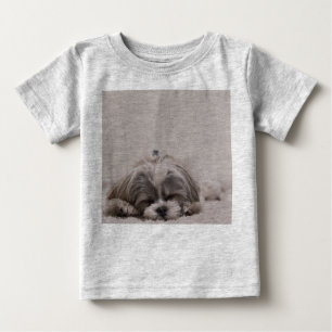 Schlafen Shih tzu Baby Shirt, Schlafhund Baby T-shirt